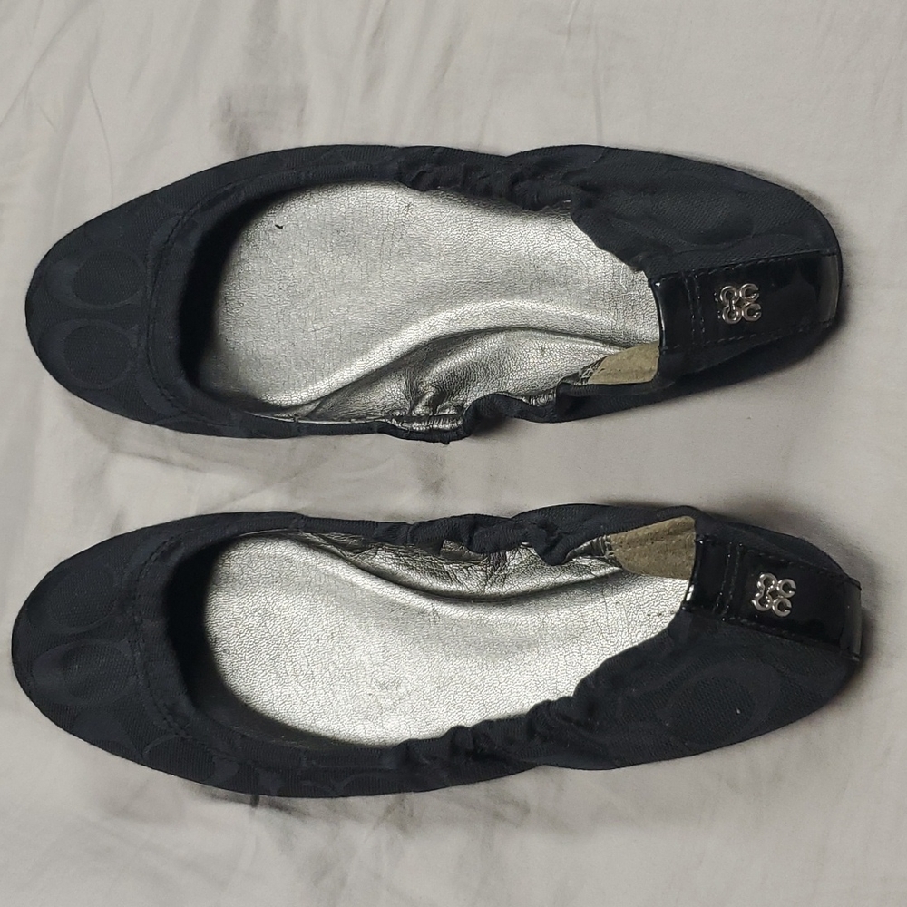 Black coach shoes